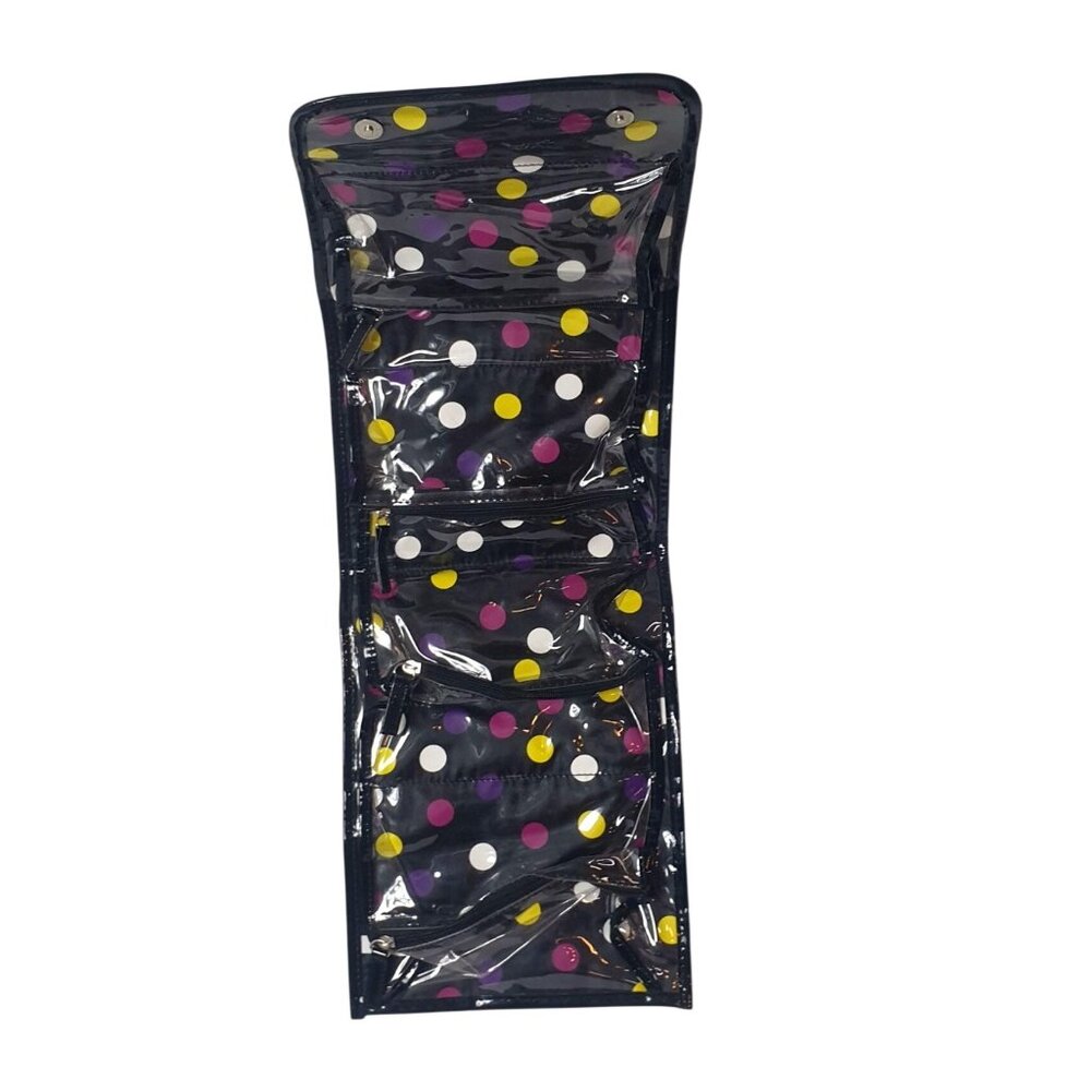 Ulta Large Cosmetic Toiletry Travel Organizer Bag Pockets Zipper Storage Black
